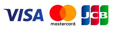 ご利用可能なクレジットカード：Visa、MasterCard、JCB